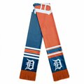 Forever Collectibles Detroit Tigers Scarf Colorblock Big Logo Design 9141896835